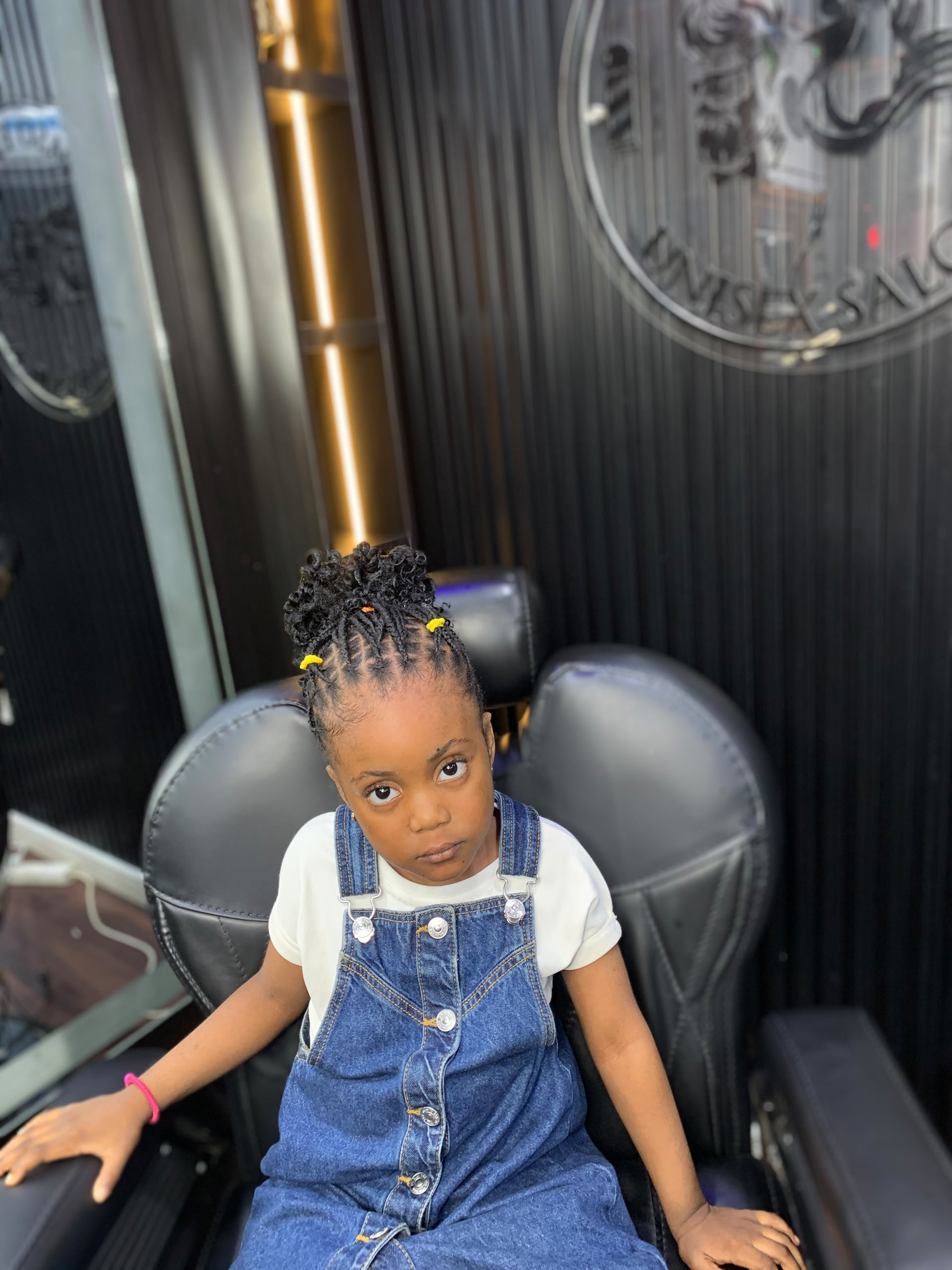 Gentle Child Braids & Beaded Puff