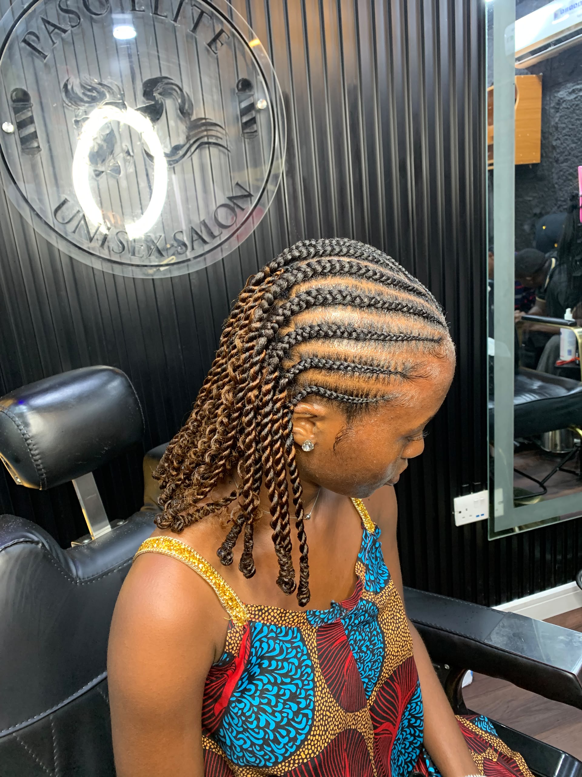Caramel Passion Twists & Cornrows