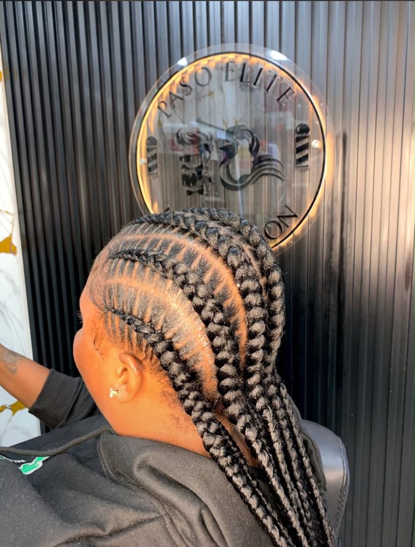 Signature Ghana Weaving & Stitch Braids